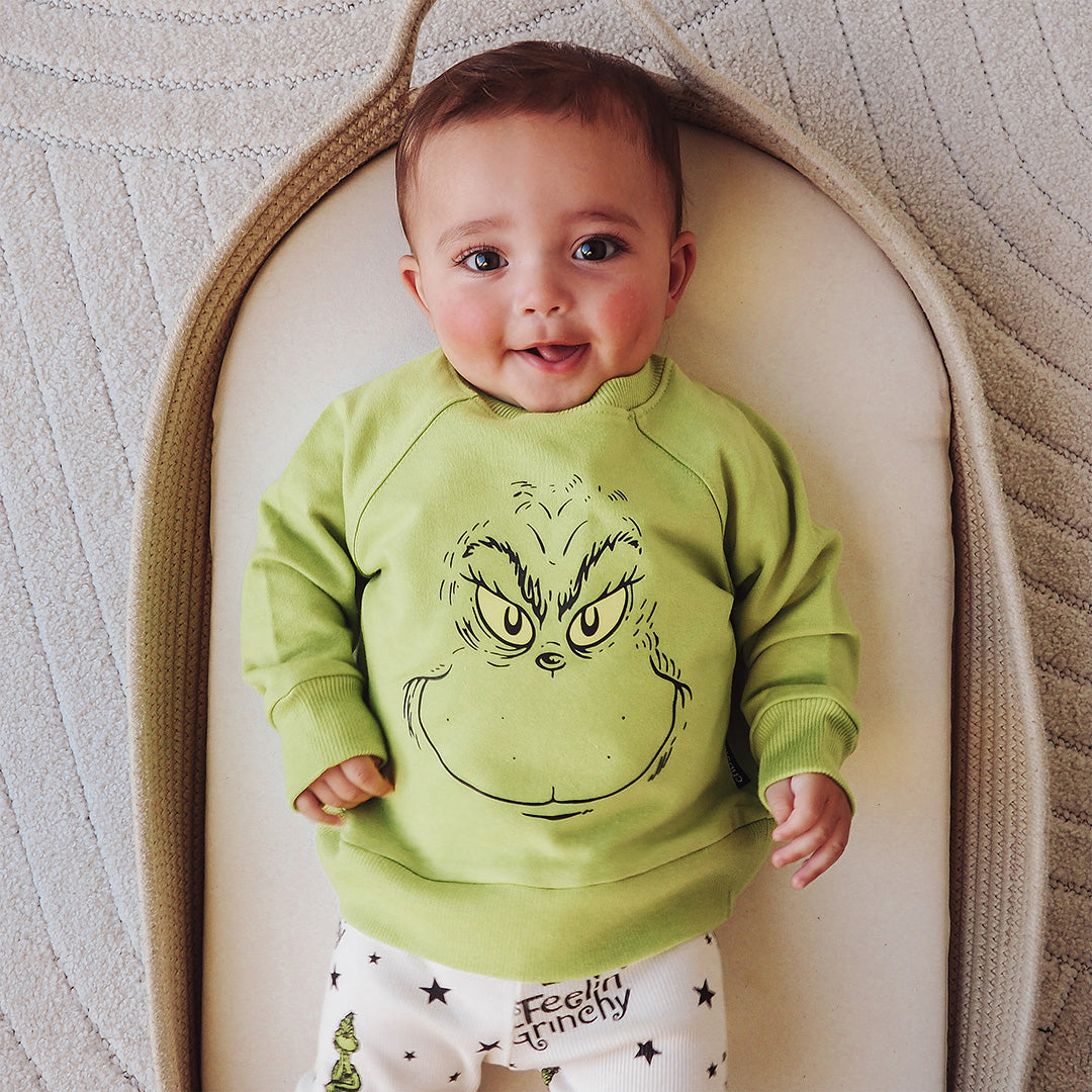 The Grinch Sweatshirt - Grinch Face