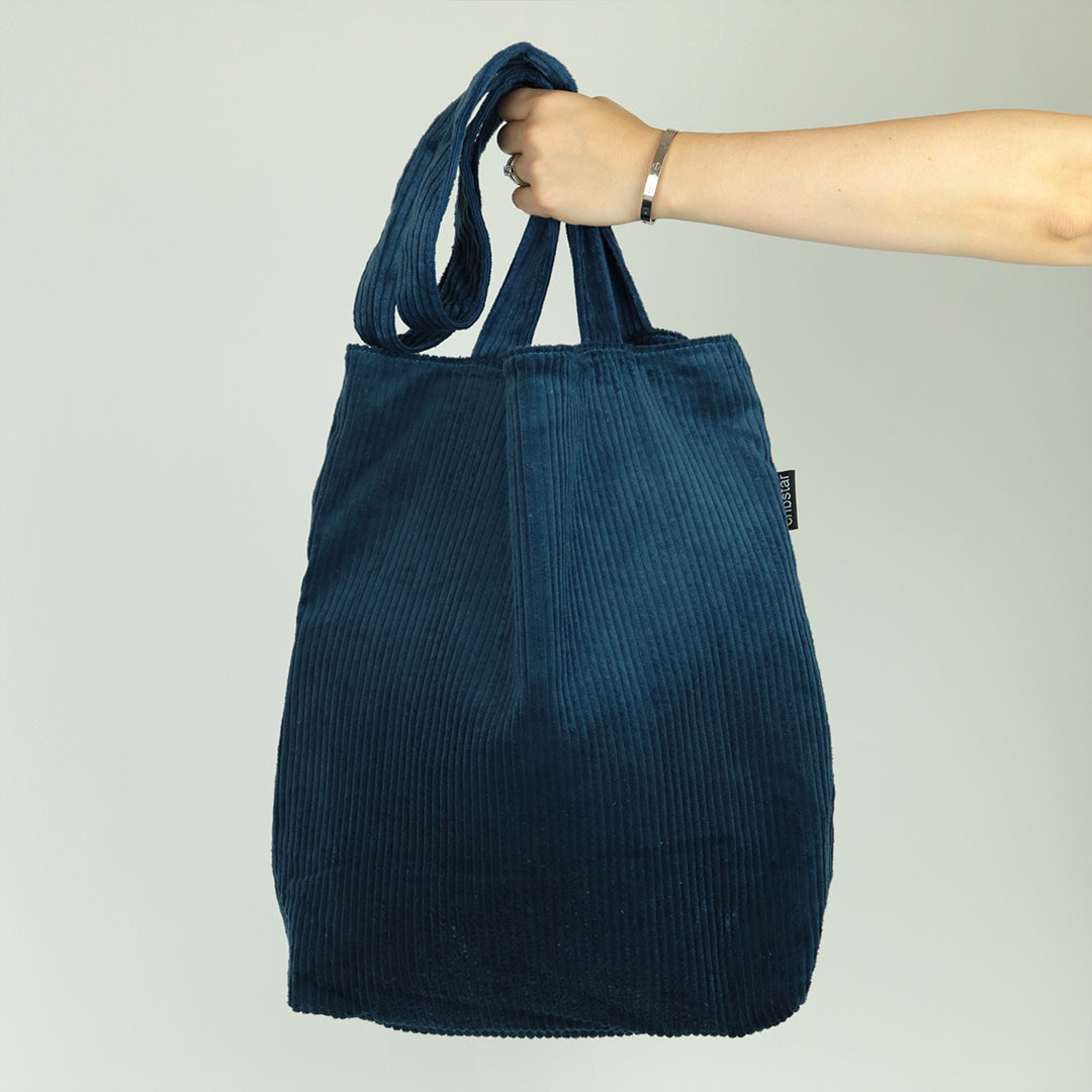 Tote Bag - Navy Blue Corduroy – cribstar