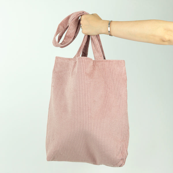 Tote Bag Rose Corduroy